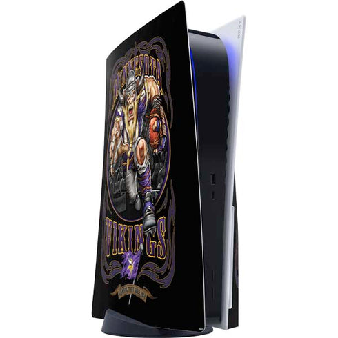 Liquid Blue NFL Minnesota Vikings Running Back PS5 Console Skin