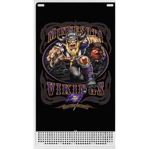Liquid Blue NFL Minnesota Vikings Running Back Xbox Series S Bundle Skin