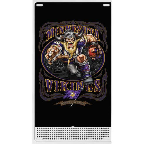 Liquid Blue NFL Minnesota Vikings Running Back Xbox Series S Console Skin