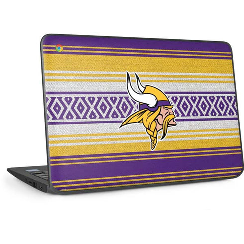 NFL Minnesota Vikings Trailblazer HP Chromebook Skin