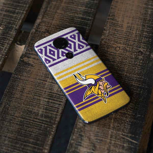 NFL Minnesota Vikings Trailblazer Moto E5 Plus Skin