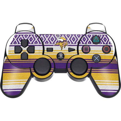 NFL Minnesota Vikings Trailblazer PS3 Dual Shock wireless controller Skin