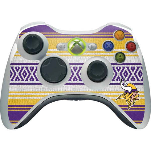 NFL Minnesota Vikings Trailblazer Xbox 360 Wireless Controller Skin