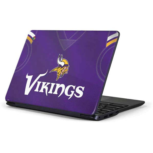 NFL Minnesota Vikings Team Jersey Samsung Chromebook Skin