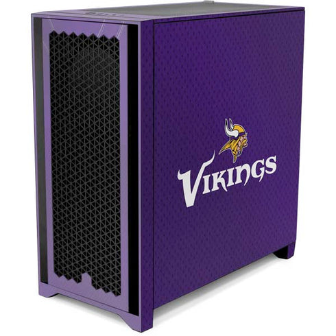 NFL Minnesota Vikings Team Jersey Corsair 4000D Tempered Glass Mid-Tower ATX Case Skin