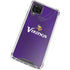 NFL Minnesota Vikings Team Jersey Galaxy A12 Clear Case