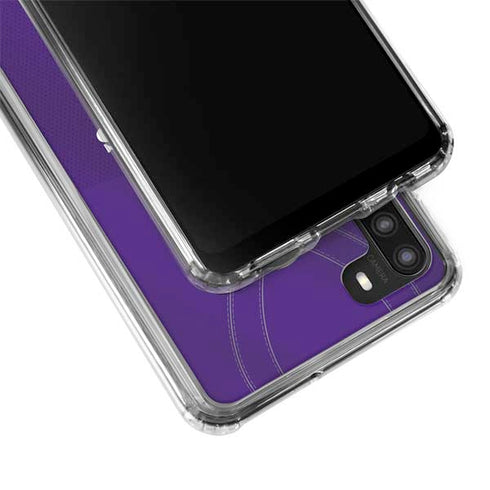 NFL Minnesota Vikings Team Jersey Galaxy A21 Clear Case