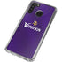 NFL Minnesota Vikings Team Jersey Galaxy A21 Clear Case