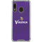 NFL Minnesota Vikings Team Jersey Galaxy A30 Clear Case
