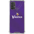 NFL Minnesota Vikings Team Jersey Galaxy A32 5G Clear Case