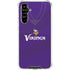 NFL Minnesota Vikings Team Jersey Galaxy A54 5G Clear Case