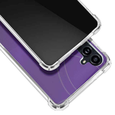 NFL Minnesota Vikings Team Jersey Galaxy A54 5G Clear Case