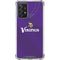 NFL Minnesota Vikings Team Jersey Galaxy A72 5G Clear Case