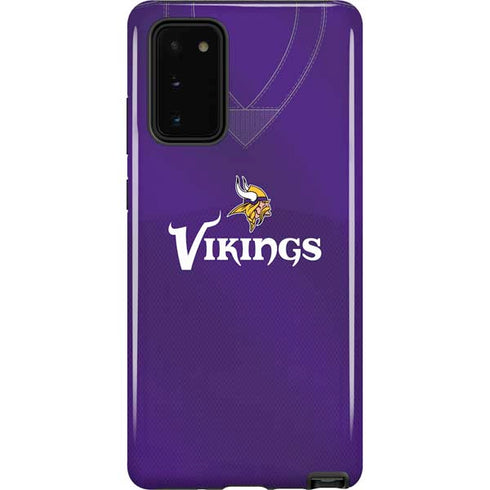 NFL Minnesota Vikings Team Jersey Galaxy Note20 5G Pro Case