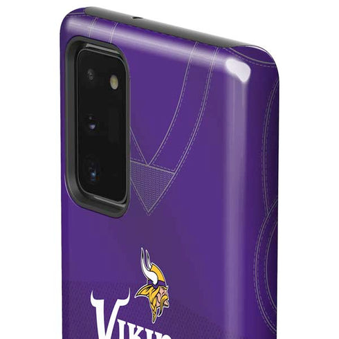 NFL Minnesota Vikings Team Jersey Galaxy Note20 5G Pro Case