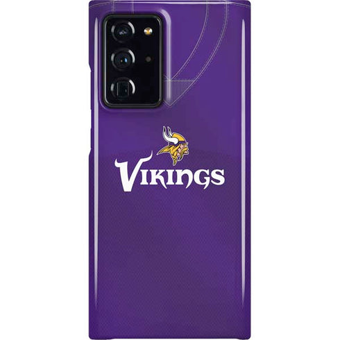 NFL Minnesota Vikings Team Jersey Galaxy Note20 Ultra 5G Lite Case