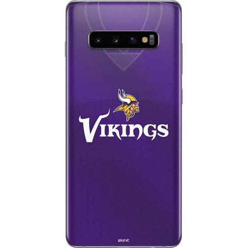 NFL Minnesota Vikings Team Jersey Galaxy S10 Plus Skin