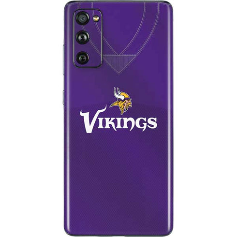 NFL Minnesota Vikings Team Jersey Galaxy S20 Fan Edition Skin