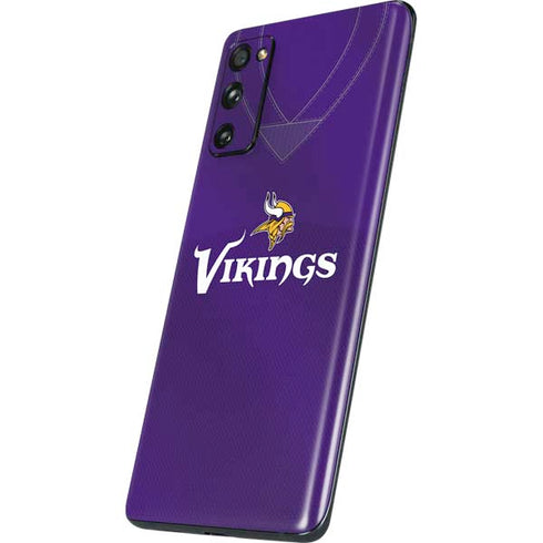 NFL Minnesota Vikings Team Jersey Galaxy S20 Fan Edition Skin