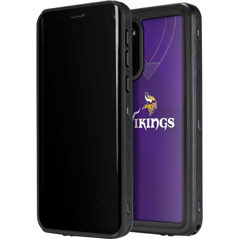 NFL Minnesota Vikings Team Jersey Galaxy S20 Plus Waterproof Case
