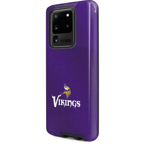 NFL Minnesota Vikings Team Jersey Galaxy S20 Ultra 5G Pro Case