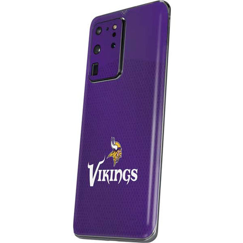 NFL Minnesota Vikings Team Jersey Galaxy S20 Ultra 5G Skin