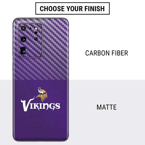 NFL Minnesota Vikings Team Jersey Galaxy S20 Ultra 5G Skin