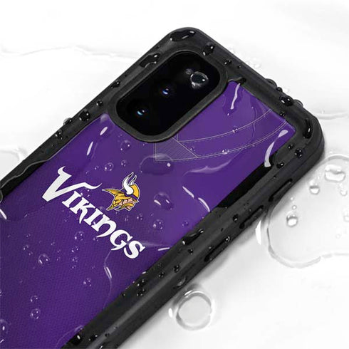 NFL Minnesota Vikings Team Jersey Galaxy S20 Waterproof Case