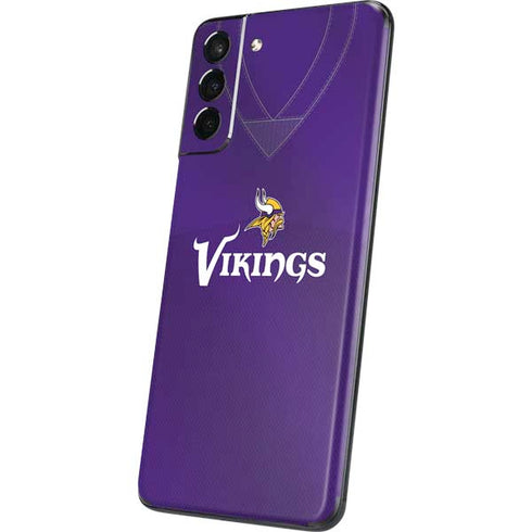 NFL Minnesota Vikings Team Jersey Galaxy S21 Plus 5G Skin