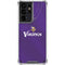 NFL Minnesota Vikings Team Jersey Galaxy S21 Ultra 5G Clear Case