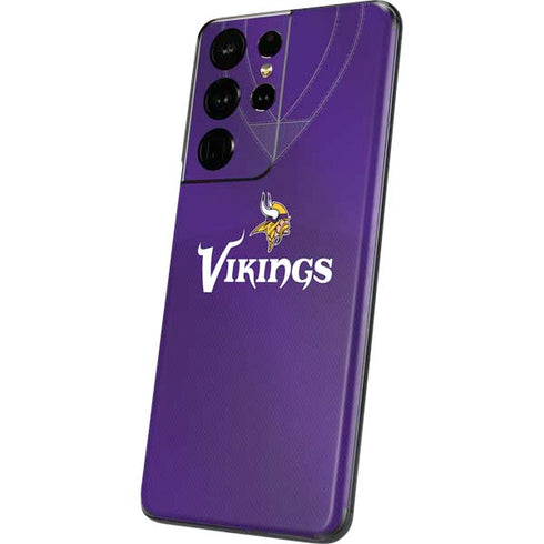 NFL Minnesota Vikings Team Jersey Galaxy S21 Ultra 5G Skin