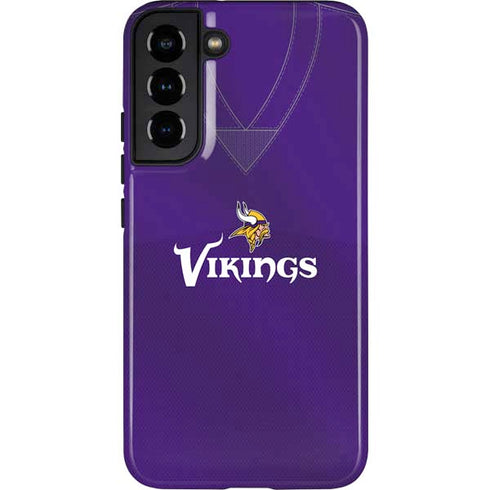 NFL Minnesota Vikings Team Jersey Galaxy S22 Plus Pro Case