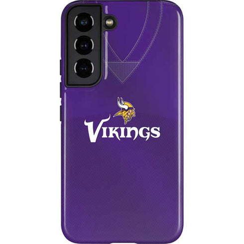 NFL Minnesota Vikings Team Jersey Galaxy S22 Pro Case