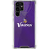 NFL Minnesota Vikings Team Jersey Galaxy S22 Ultra Clear Case