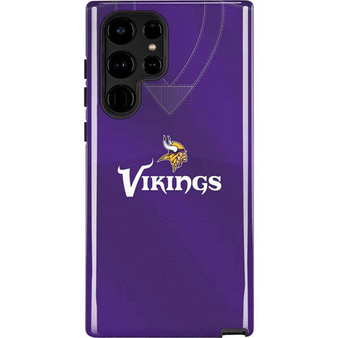 NFL Minnesota Vikings Team Jersey Galaxy S22 Ultra Pro Case