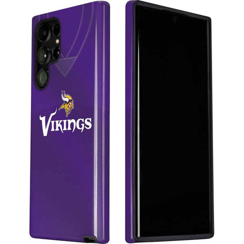 NFL Minnesota Vikings Team Jersey Galaxy S22 Ultra Pro Case