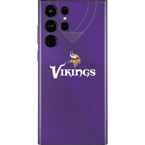 NFL Minnesota Vikings Team Jersey Galaxy S22 Ultra Skin