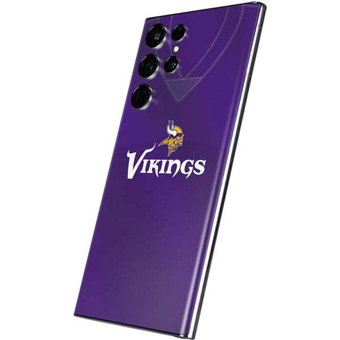 NFL Minnesota Vikings Team Jersey Galaxy S22 Ultra Skin