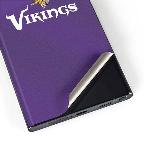 NFL Minnesota Vikings Team Jersey Galaxy S22 Ultra Skin