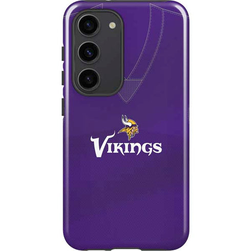 NFL Minnesota Vikings Team Jersey Galaxy S23 Pro Case