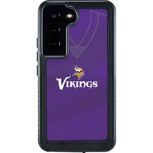 NFL Minnesota Vikings Team Jersey Galaxy S23 Waterproof Case