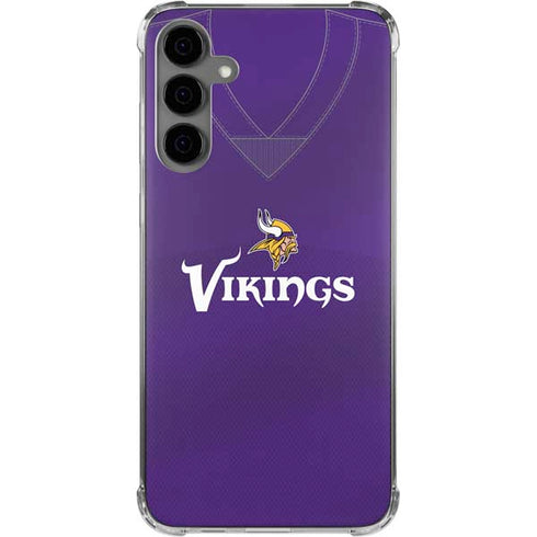 NFL Minnesota Vikings Team Jersey Galaxy S24 Plus Clear Case