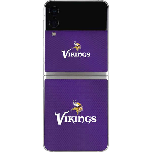 NFL Minnesota Vikings Team Jersey Galaxy Z Flip3 5G Skin