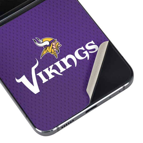 NFL Minnesota Vikings Team Jersey Galaxy Z Flip5 5G Skin