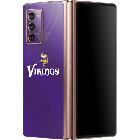 NFL Minnesota Vikings Team Jersey Galaxy Z Fold2 5G Skin