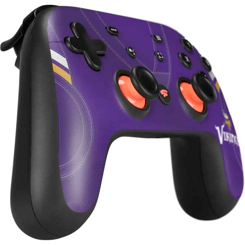 NFL Minnesota Vikings Team Jersey Google Stadia Controller Skin