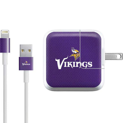 NFL Minnesota Vikings Team Jersey iPad Charger (10W USB) Skin