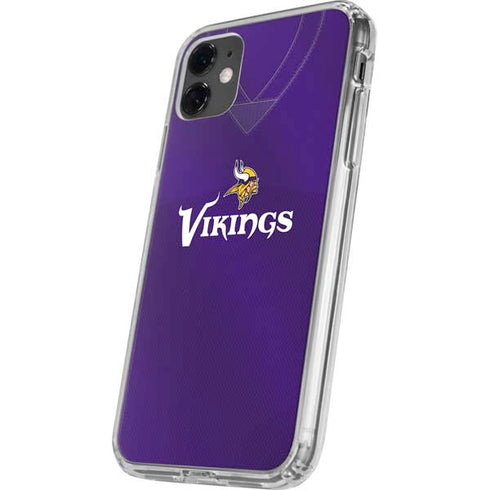 NFL Minnesota Vikings Team Jersey iPhone 11 Clear Case