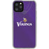 NFL Minnesota Vikings Team Jersey iPhone 11 Pro Clear Case