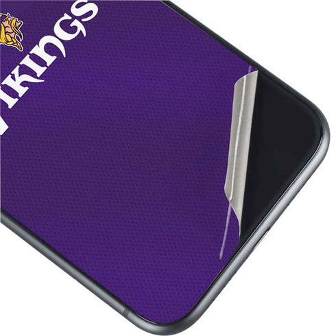 NFL Minnesota Vikings Team Jersey iPhone 11 Skin